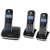 Aparelho de Telefone Motorola AURI-3500 Três Bases / Bina / Sem Fio foto 2