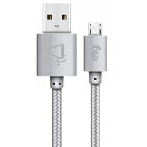 Cabo Micro USB Elg M510BS - 1 Metro / Nylon Trançado / 12W / 2.4A