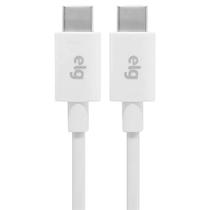 Cabo USB-C Elg TC2TC2M - 2 Metros / Injetado em PVC / 15W / 3A