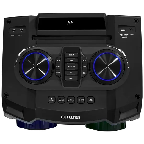 Caixa de Som Aiwa AWPOC15 SD / USB / Bluetooth / Karaokê foto 2