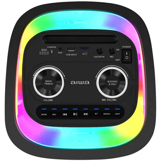 Caixa de Som Aiwa AWPOH4D SD / USB / Bluetooth / Karaokê foto 1