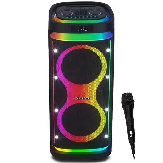 Caixa de Som Aiwa AWPOH6D SD / USB / Bluetooth / Karaokê