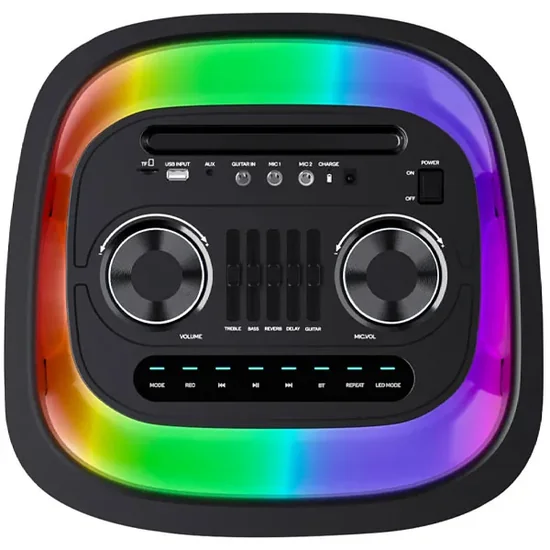 Caixa de Som Aiwa AWPOH6D SD / USB / Bluetooth / Karaokê foto 1