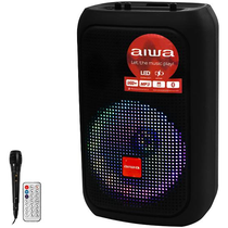 Caixa de Som Aiwa AWSPO6TW SD / USB / Bluetooth / Karaokê