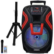 Caixa de Som Coby CY3360-1515D SD / USB / Bluetooth / Karaokê