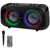 Caixa de Som Coby CY3362-260 SD / USB / Bluetooth / Karaokê