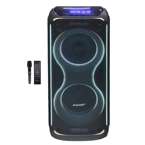 Parlante Ecopower EP-1973 SD / USB / Bluetooth / Karaokê