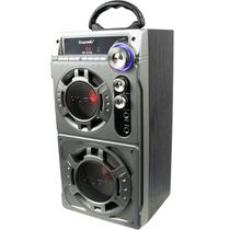 Caixa de Som Ecopower EP-2130 SD / USB / Bluetooth / Karaokê foto 2