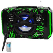 Caixa de Som Ecopower EP-2266 SD / USB / Bluetooth / Karaokê