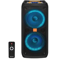 Caixa de Som Mega Star Fiestabox 1860 SD / USB / Bluetooth / Karaokê foto 1