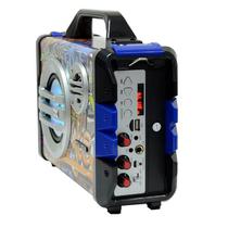 Caixa de Som Mega Star HY-K50BT SD / USB / Bluetooth / Karaokê foto 2