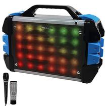 Caixa de Som Mega Star HY-K53BT SD / USB / Bluetooth / Karaokê
