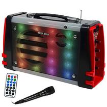 Caixa de Som Mega Star HY-K57B SD / USB / Bluetooth / Karaokê foto 1