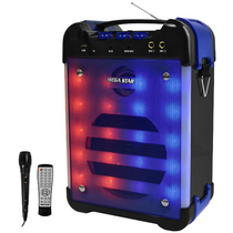 Caixa de Som Mega Star HY-K60BTR SD / USB / Bluetooth / Karaokê