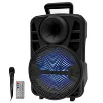 Caixa de Som Mega Star SPA089BT SD / USB / Bluetooth / Karaokê