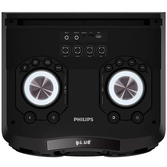Caixa de Som Philips Party Speaker 5000 Series TAX5708/77 SD / USB / Bluetooth / Karaokê foto 2