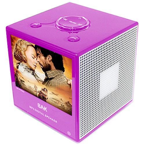 Caixa de Som Portatil Bak BK P504G SD USB no Paraguai ComprasParaguai .br