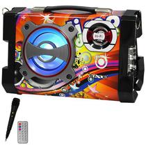 Caixa de Som Satellite AS-391 SD / USB / Bluetooth / Karaokê