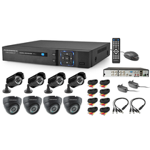 Câmera de Monitoramento & DVR Powerpack DVR-CA088.KIT 8 Canais