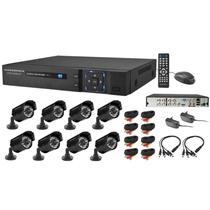 Câmera de Monitoramento & DVR Powerpack DVR-CA089.KIT 8 Canais