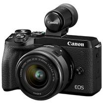 Câmera Digital Canon EOS M6 Mark II 32.5MP 3.0" Lente EF-M 15-45MM IS STM