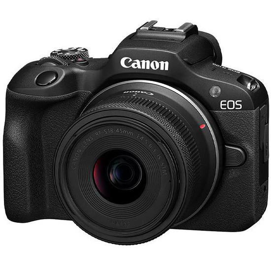 Câmera Digital Canon EOS R100 24.1MP 3.0" Lente RF-S 18-45MM IS STM