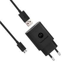 Carregador Motorola Turbo Power 18 Bivolt - Cabo Micro USB