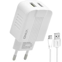 Carregador Only MOD06-A 2x USB Bivolt