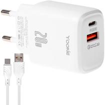 Carregador Yookie EI3Y 220V - Cabo USB-C