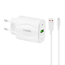 Carregador Yookie KI98Y Bivolt - Cabo Micro USB