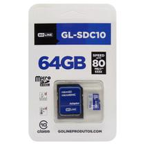 Cartão de Memória GoLine Micro SDHC 64GB Classe 10