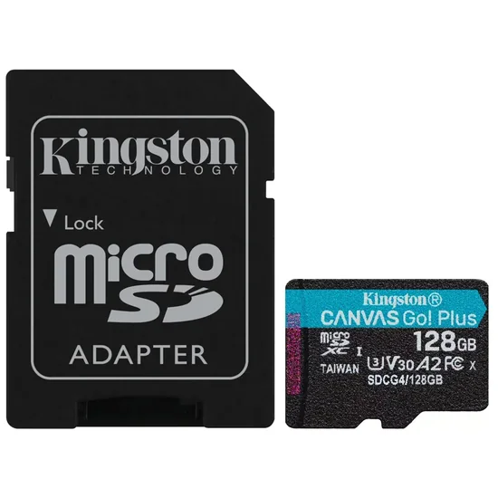 Tarjeta de Memoria Kingston Canvas Go! Plus Micro SDXC 128GB 200MB/s