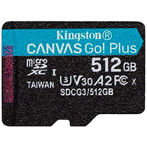 Cartão de Memória Kingston Canvas Go! Plus Micro SDXC 512GB