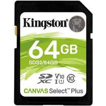Cartão de Memória Kingston Canvas Select Plus SDXC 64GB Classe 10