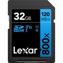 Cartão de Memória Lexar 800X SDHC 32GB Classe 10 120MB/s