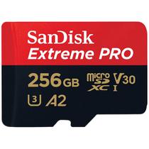 Cartão de Memória Sandisk Extreme Pro Micro SDXC 256GB