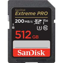 Cartão de Memória Sandisk Extreme Pro SDXC 512GB Classe 10 200MB/s