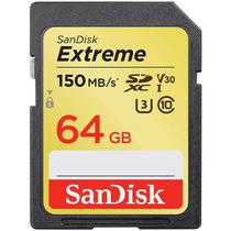 Cartão de Memória Sandisk Extreme SDXC 64GB Classe 10 150MB/s