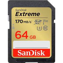 Cartão de Memória Sandisk Extreme SDXC 64GB Classe 10 170MB/s