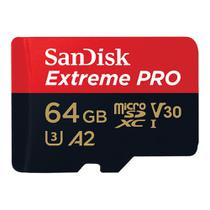 Cartão de Memória Sandisk Extreme Pro Micro SDXC 64GB