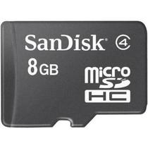 Cartão de Memória Sandisk Micro SDHC 8GB Classe 4