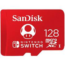 Cartão de Memória Sandisk Micro SDXC 128GB para Nintendo Switch
