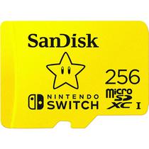 Cartão de Memória Sandisk Micro SDXC 256GB para Nintendo Switch
