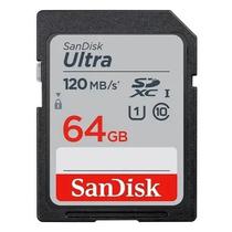 Cartão de Memória Sandisk Ultra SDXC 64GB Classe 10 120MB/s