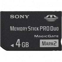 Cartão de Memória Sony Memory Stick Pro Duo Mark2 4GB foto principal