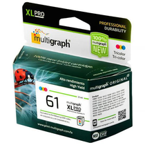 Cartucho de Tinta Multigraph 61XL Colorido