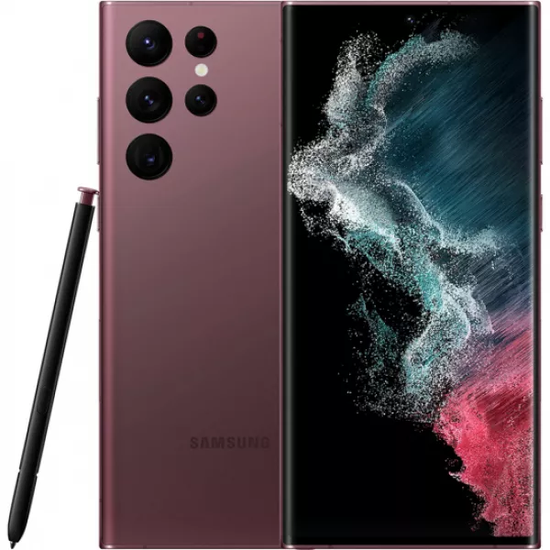 品多く Galaxy Samsung Celular S22 5G 256GB Chip Dual SM-S908E Ultra スマートフォン本体