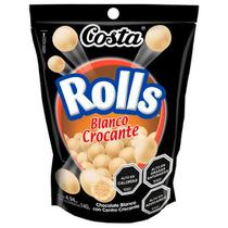 Chocolate Costa Rolls Blanco Crocante 140G