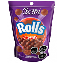 Chocolate Costa Rolls Crocante 150G foto principal