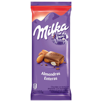 Chocolate Milka Almendras Enteras 155G